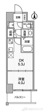 クレストコート江坂垂水町の物件間取画像
